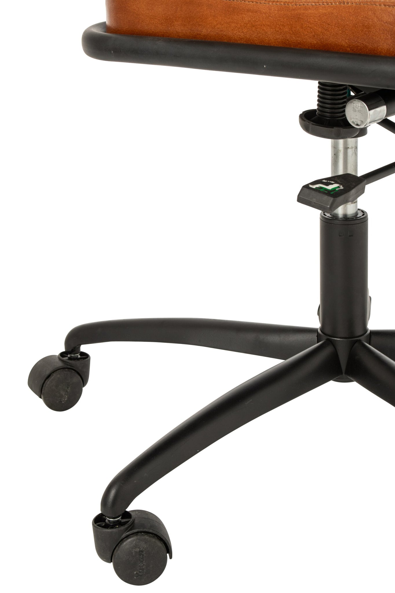 J-LINE BUREAUSTOEL LEER CAMEL