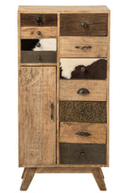 J-LINE LADEKAST RELIEF MANGOHOUT MULTI/NATUREL