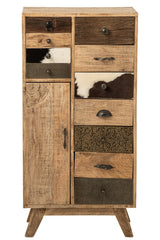 J-LINE LADEKAST RELIEF MANGOHOUT MULTI/NATUREL