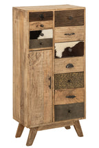 J-LINE LADEKAST RELIEF MANGOHOUT MULTI/NATUREL