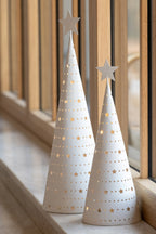J-Line LED kerstboom ijzer wit large 38 cm