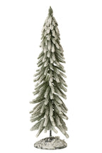 J-Line decoratieve kerstboom PET/ijzer wit/groen large 56 cm