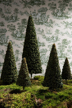 J-Line mini kerstboompje Berries groen 20 cm