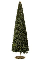 J-Line decoratieve boom Berries kunststof/ijzer mosgroen large 60 cm