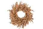 J-LINE KERSTKRANS BERRIES FOAM/ROTAN GOUD Ø80 CM