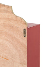 J-Line adventskalender hout wit/rood 80 cm