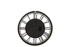 J-LINE SALONTAFEL CLOCK IJZER WIT/GOUD