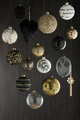 J-Line kerstbal glas goud large 16 cm