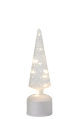 J-Line decoratieve boom glas transparant klein 31,2 cm