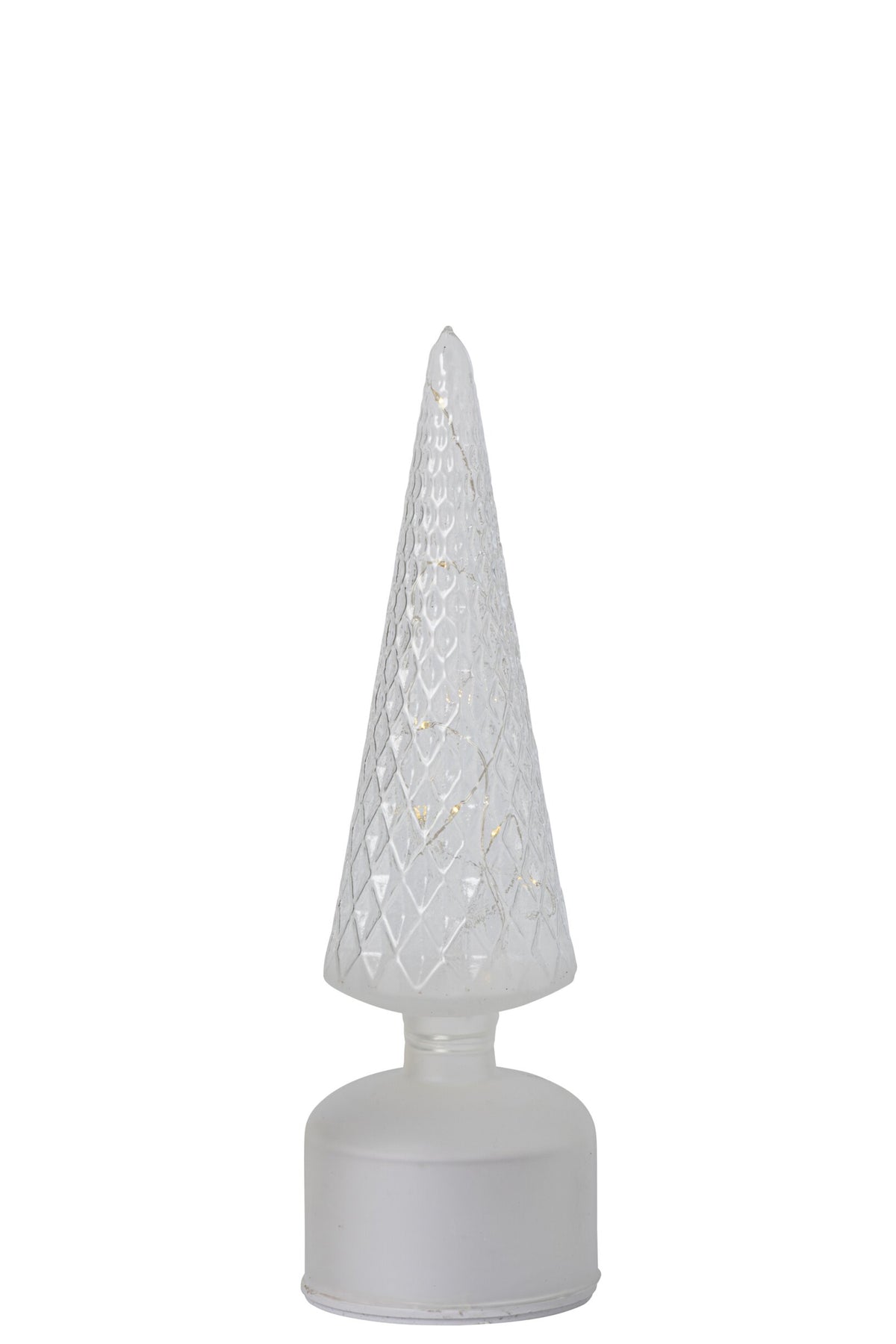 J-Line decoratieve boom glas transparant klein 31,2 cm