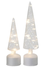 J-Line decoratieve kerstboom glas transparant large 40,6 cm