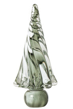 J-Line decoratieve kerstboom glas groen 24 cm