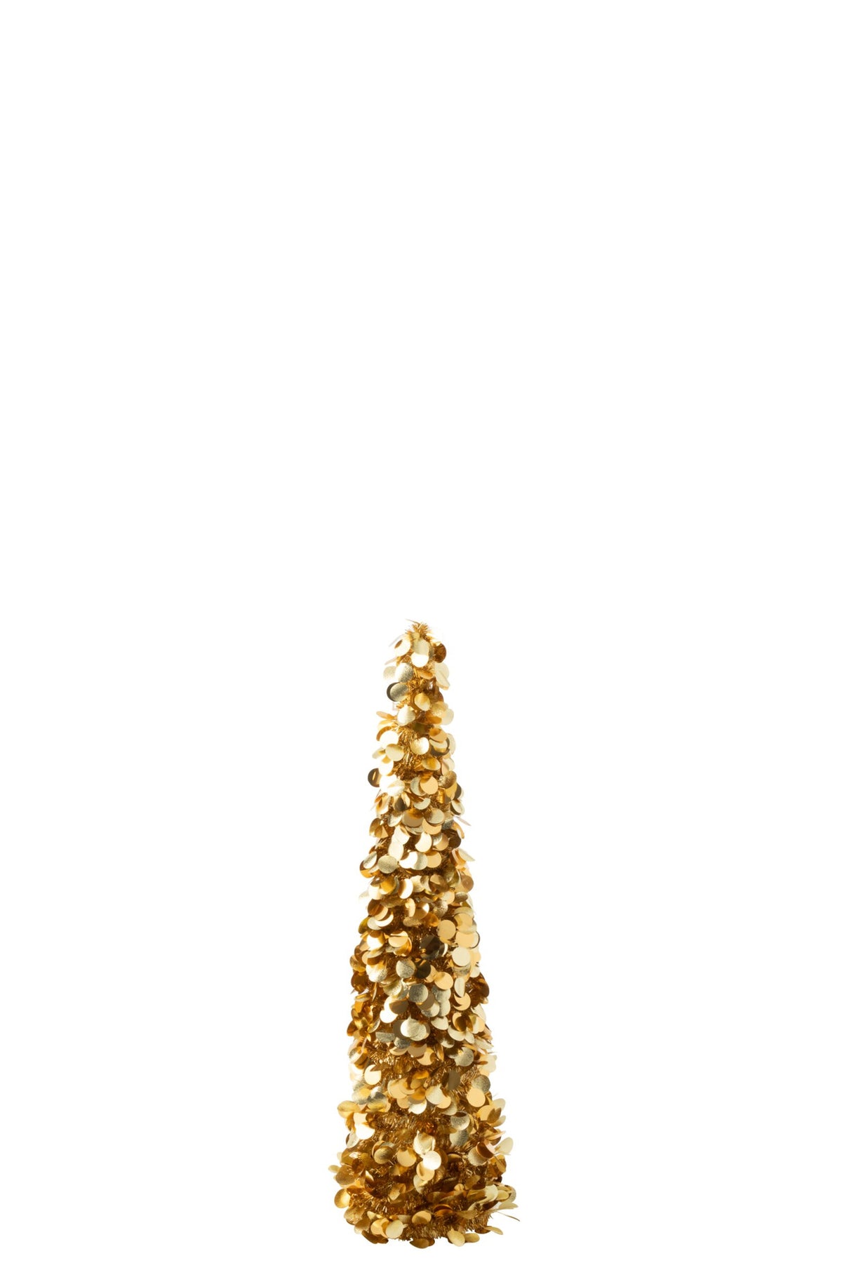 J-Line decoratieve boom Sparkling polystyreen/PET goud medium 84,5 cm