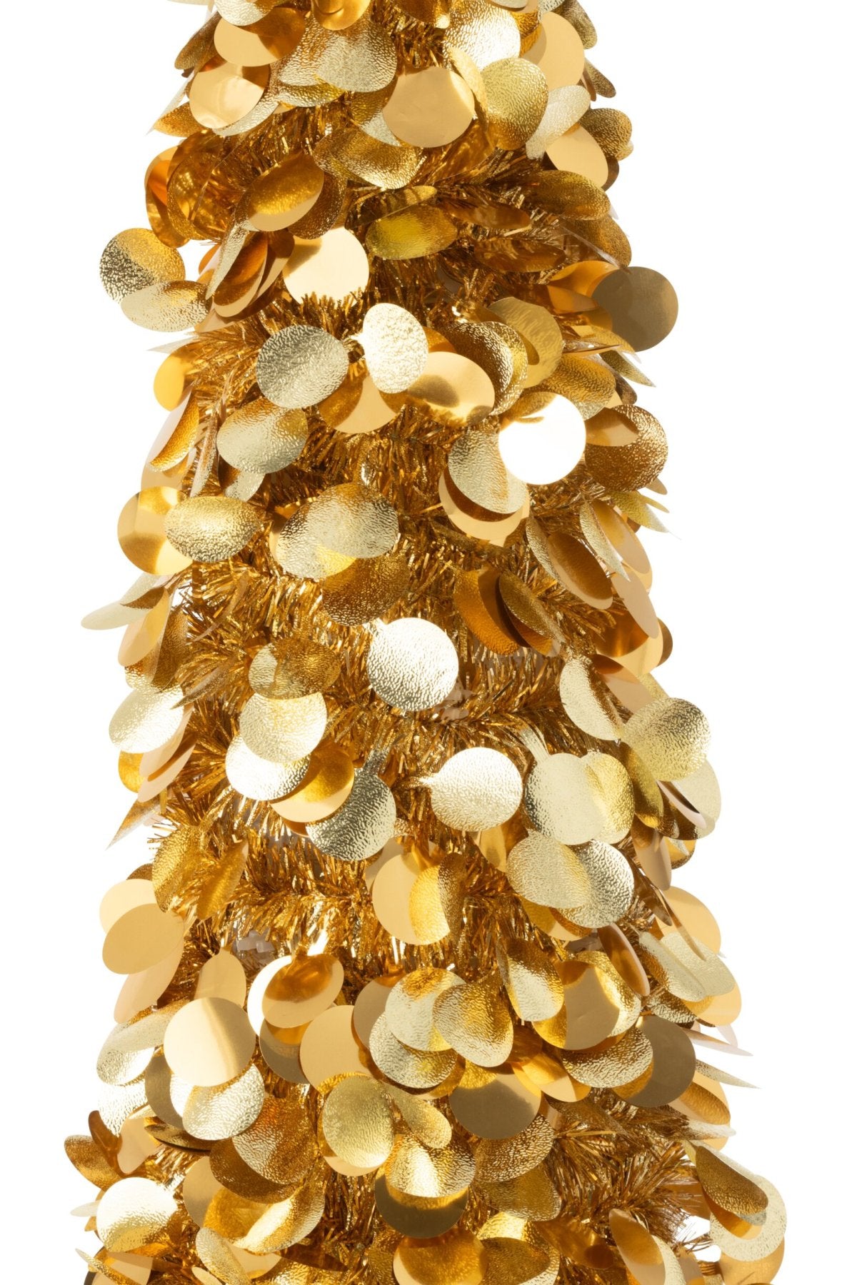 J-Line decoratieve kerstboom Sparkling polystyreen goud extra large 180 cm