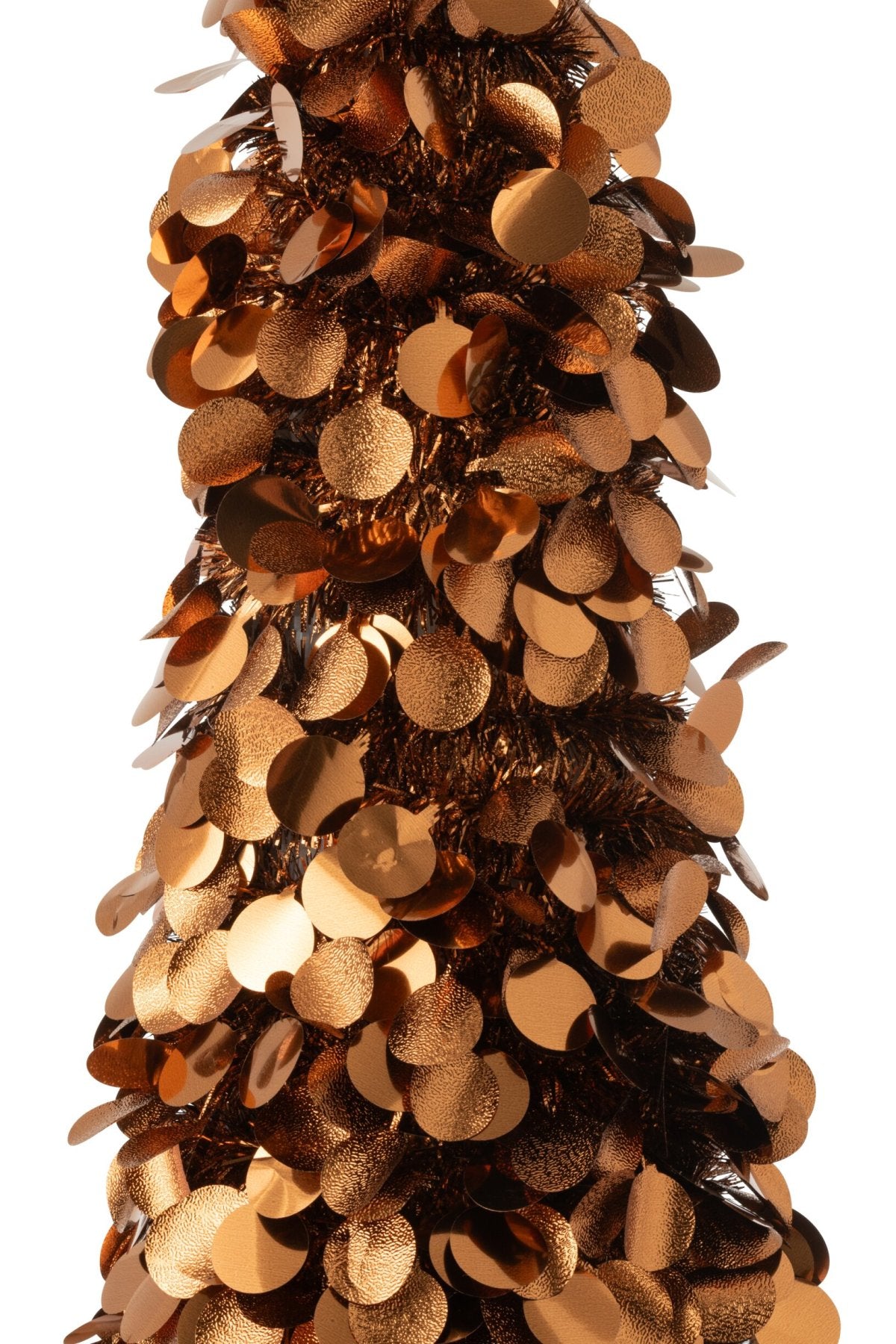 J-Line decoratieve kerstboom Sparkling polystyreen bruin extra large 180 cm