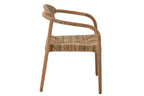 J-LINE EETKAMERSTOEL TEAKHOUT NATUREL