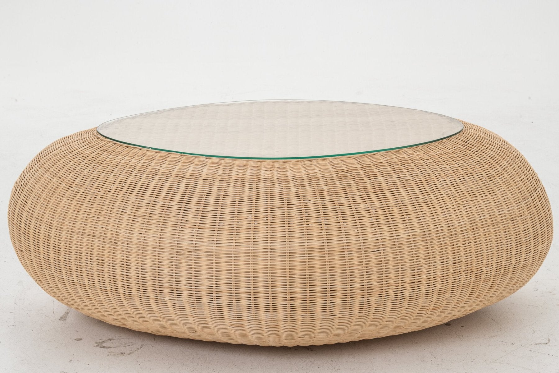 J-LINE SALONTAFEL OVAAL ROTAN NATUREL