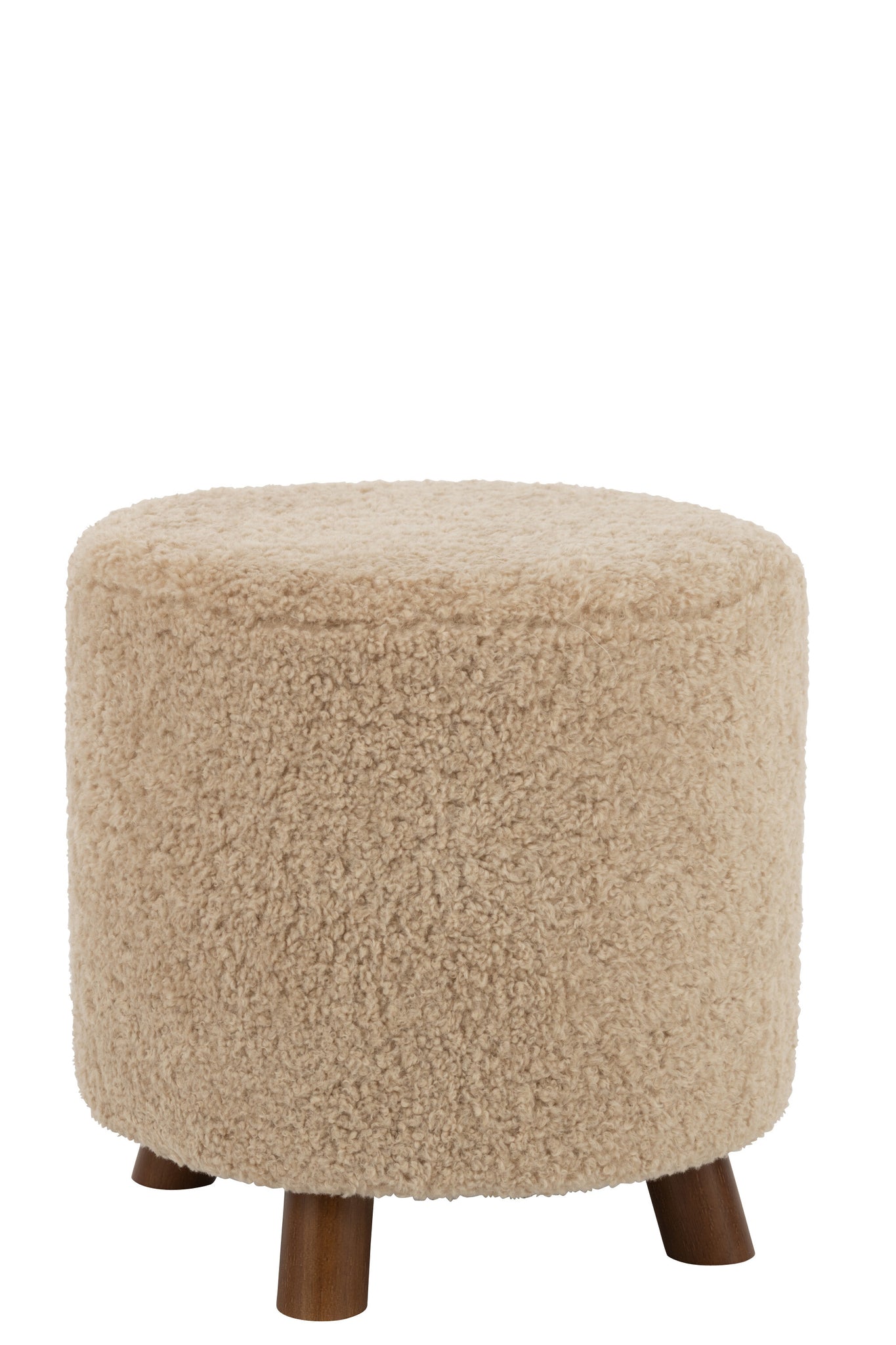 J-LINE POEF SHEEP LEG POLYESTER BEIGE - Tuincentrum Lopik