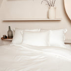 COCO & CICI TENCEL SATEEN KUSSENSLOOP OFF WHITE - 1 KUSSENSLOOP 80X80