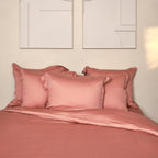 COCO & CICI TENCEL SATEEN KUSSENSLOOP TERRA ROZE - 1 KUSSENSLOOP 80X80