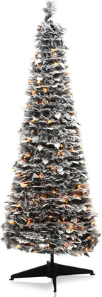 POP-UP KERSTBOOM 120 CM BESNEEUWD MET 150 LEDS