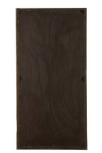 J-LINE WANDSPIEGEL RECHTHOEK HOUT BRUIN LARGE - Tuincentrum Lopik