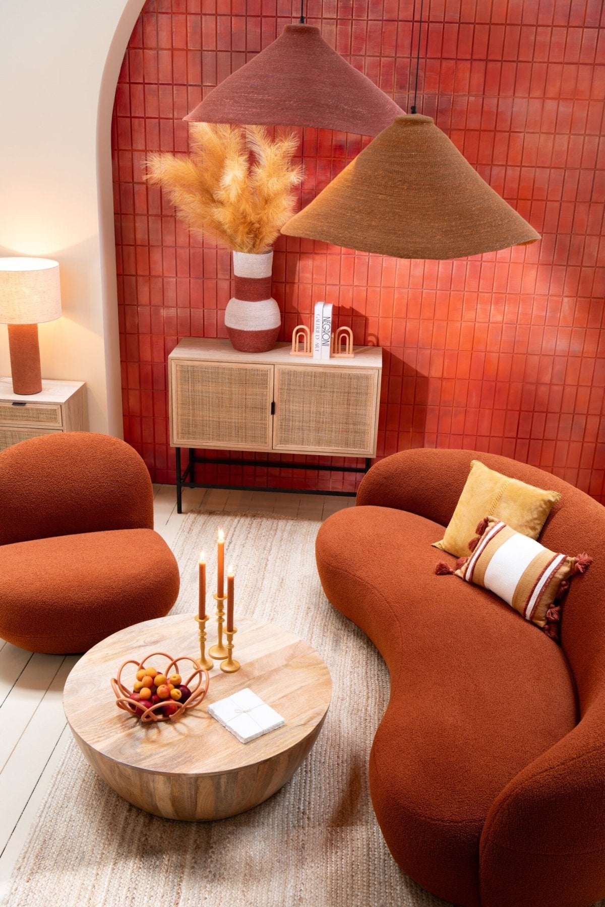 J-LINE SALONTAFEL CAMILLE MANGOHOUT NATUREL