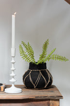 Pot Marie Seagrass Noir - Tuincentrum Lopik