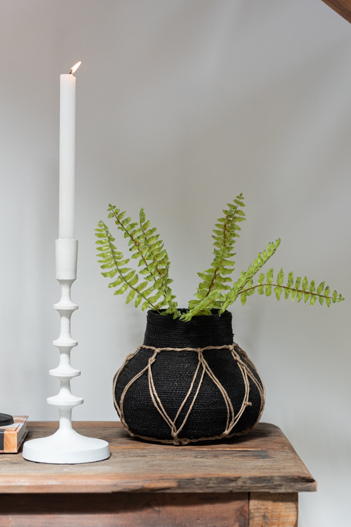 Pot Marie Seagrass Noir - Tuincentrum Lopik
