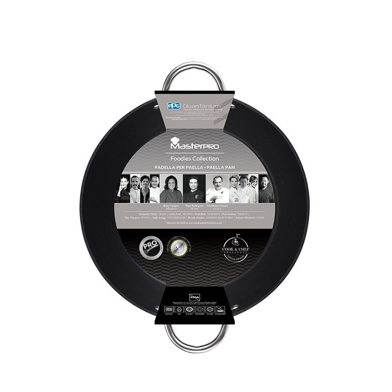 Masterpro Paella Pan - Inductie - 32 X 7.8 Cm - Foodies Collection