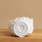 COCO & CICI - TENCEL SATEEN HOESLAKEN WIT - TOPPER 180X210X10