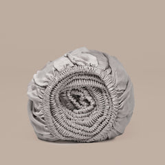 COCO & CICI TENCEL SATEEN HOESLAKEN TAUPE 200X210X35CM