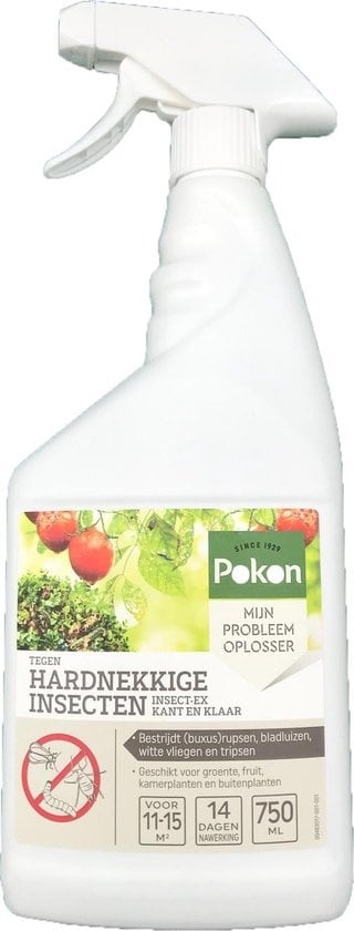 TEGEN HARDNEKKIGE INSECTEN INSECT-EX KANT EN KLAAR 750 ML
