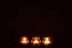 J-LINE WAXINELICHTHOUDER BLADRAND ROND GLAS - MIX - SET VAN 3 - Tuincentrum Lopik