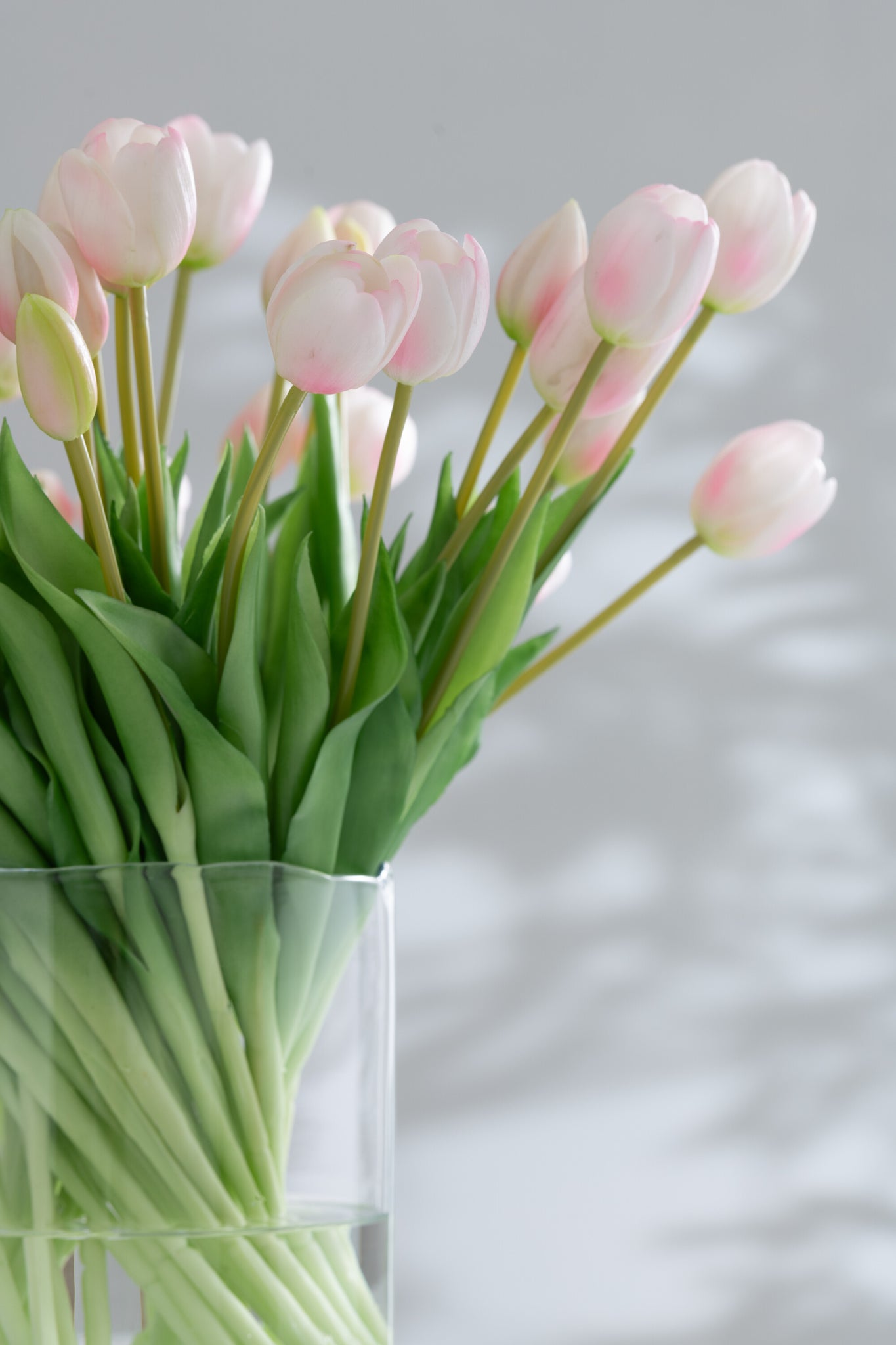 J-LINE BOUQUET TULIPS 7PIECES PU SOFT PINK SMALL - Tuincentrum Lopik