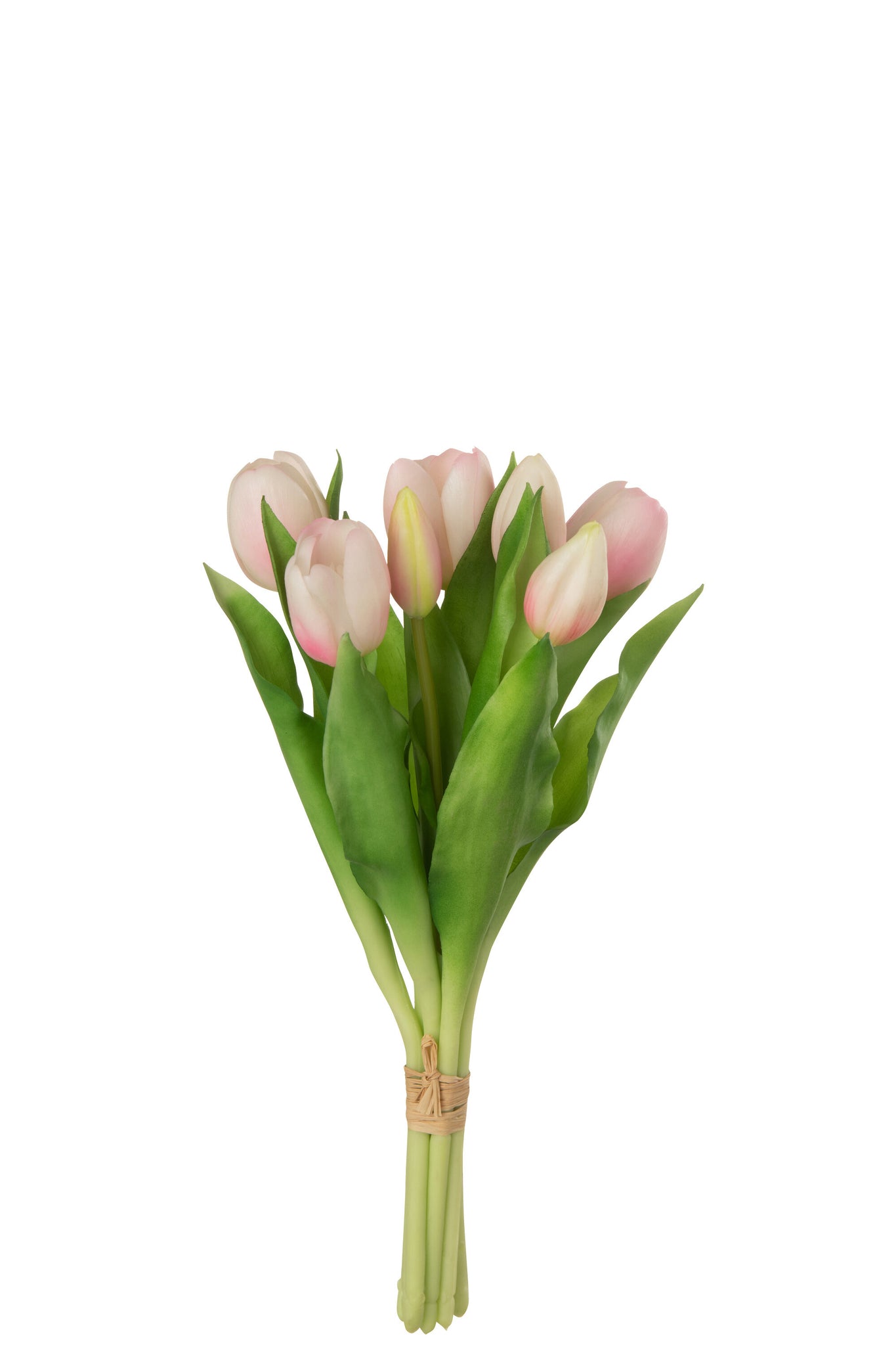 J-LINE BOUQUET TULIPS 7PIECES PU SOFT PINK SMALL - Tuincentrum Lopik
