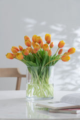 J-LINE BOUQUET TULIPS 7PIECES PU ORANGE SMALL - Tuincentrum Lopik