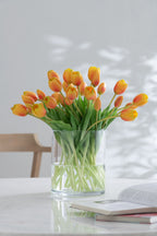 J-LINE BOUQUET TULIPS 7PIECES PU ORANGE LARGE - Tuincentrum Lopik