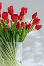 J-LINE BOUQUET TULIPS 7 PIECES PU CORAL PINK SMALL - Tuincentrum Lopik