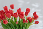 J-LINE BOUQUET TULIPS 7 PIECES PU CORAL PINK SMALL - Tuincentrum Lopik