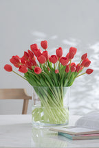 J-LINE BOUQUET TULIPS 7 PIECES PU CORAL PINK LARGE - Tuincentrum Lopik