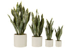 J-LINE KUNSTPLANT SANSEVIERIA IN PVC POT GROEN EXTRA LARGE - Tuincentrum Lopik