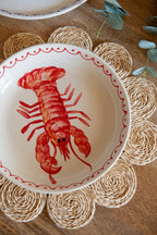 Placemat Ronde Bloem Maisblad Natuurlijk