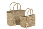 J-LINE STRANDTAS SHELLS ZEEGRAS NATUREL LARGE
