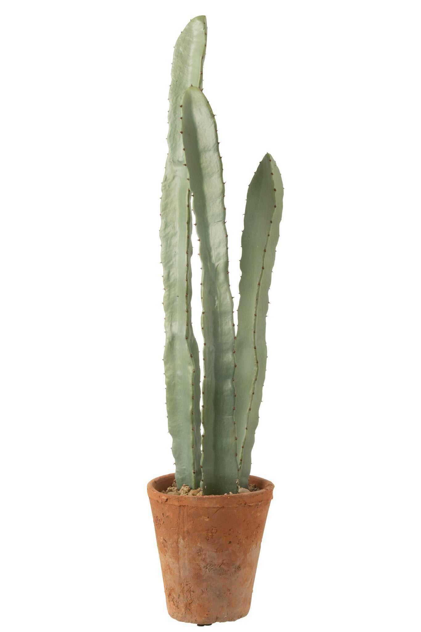 J-LINE KUNSTCACTUS 3-DELIG IN PLASTIC POT GROEN LARGE - Tuincentrum Lopik