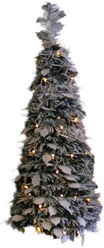 POP-UP KERSTBOOM MET SNEEUW EN 100 LEDS – 90 CM