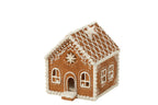 J-Line gingerbread huis ster resin bruin medium 17,5 cm