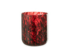 J-LINE HURRICANE SPOTTED GLASS RED/BLACK LARGE - Tuincentrum Lopik