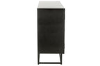 J-LINE DRESSOIR SHANIL HOUT/IJZER ZWART - Tuincentrum Lopik