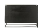 J-LINE DRESSOIR SHANIL HOUT/IJZER ZWART - Tuincentrum Lopik